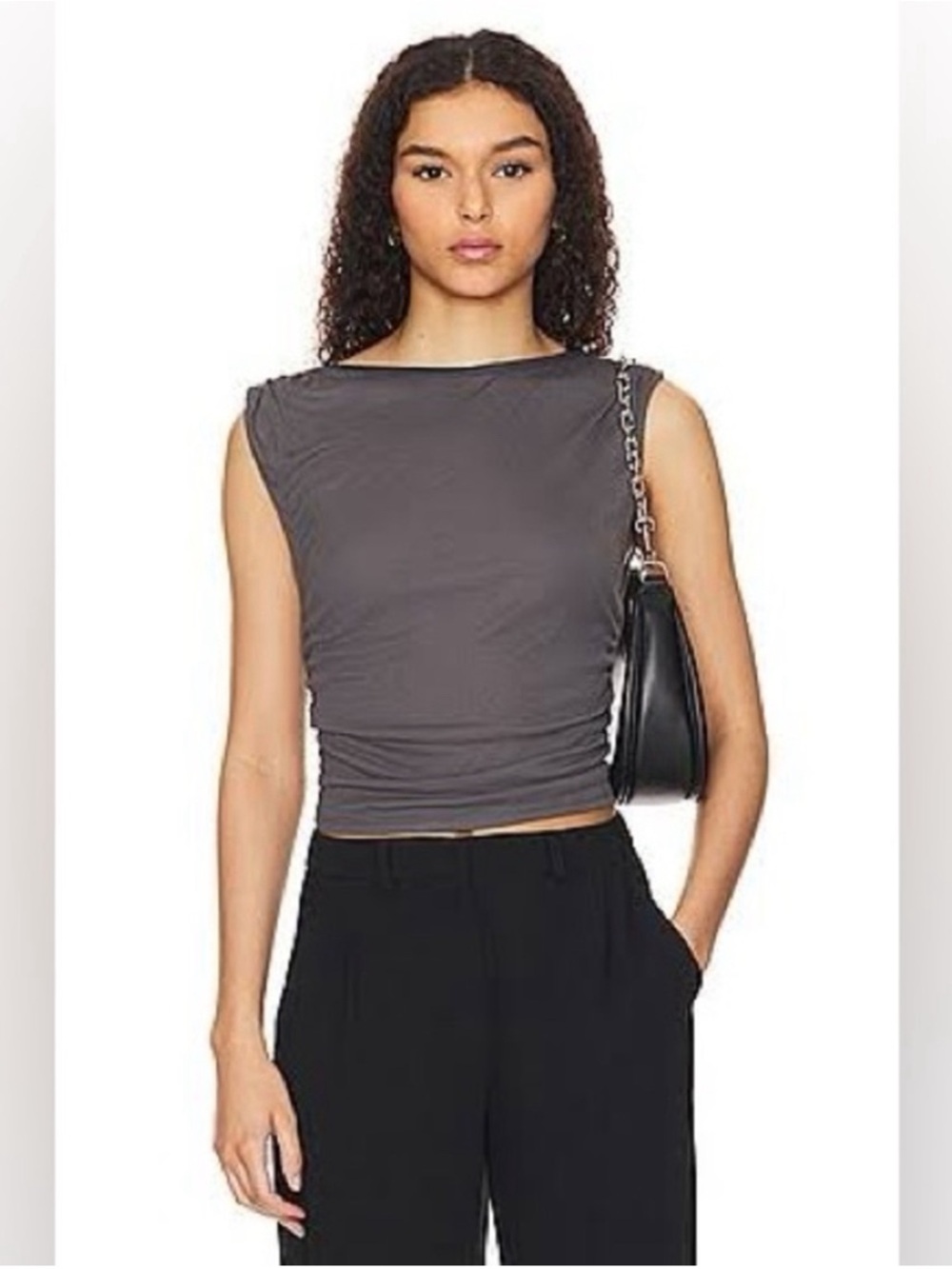 Free People “Night We Met” Ruched Top - Size Small